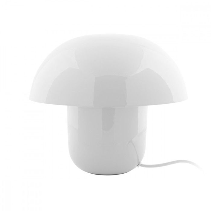 Lampe à poser Fat Mushroom H25cm - Present Time - Blanc - Lampe à poser Fat Mushroom H25cm - Present Time - Blanc -