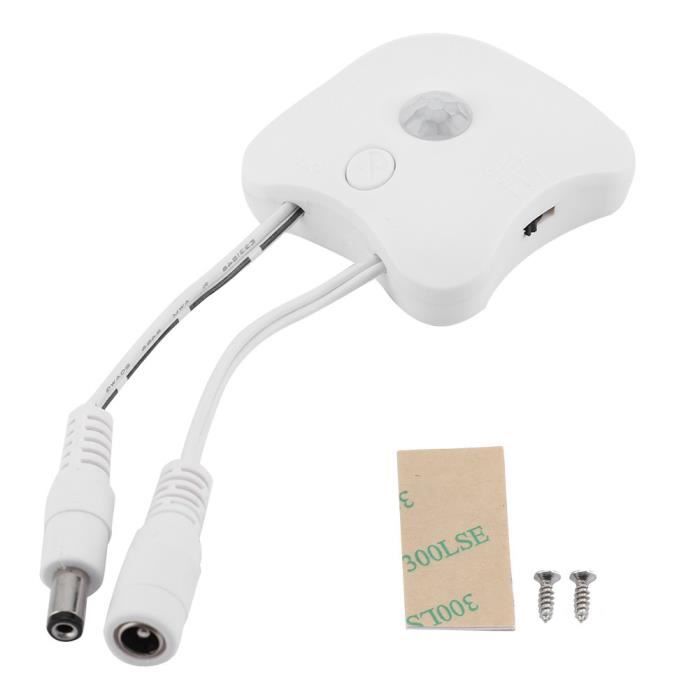 Interruttore Sensore Movimento PIR 5-24V DC Per Strisce LED - Regolabile 2-360 Sec, Mini - 6