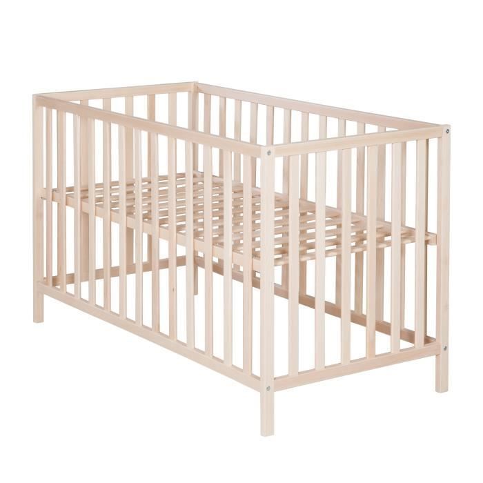 Lit bébé tout barreaux en bois - Cdiscount Puériculture & Eveil bébé