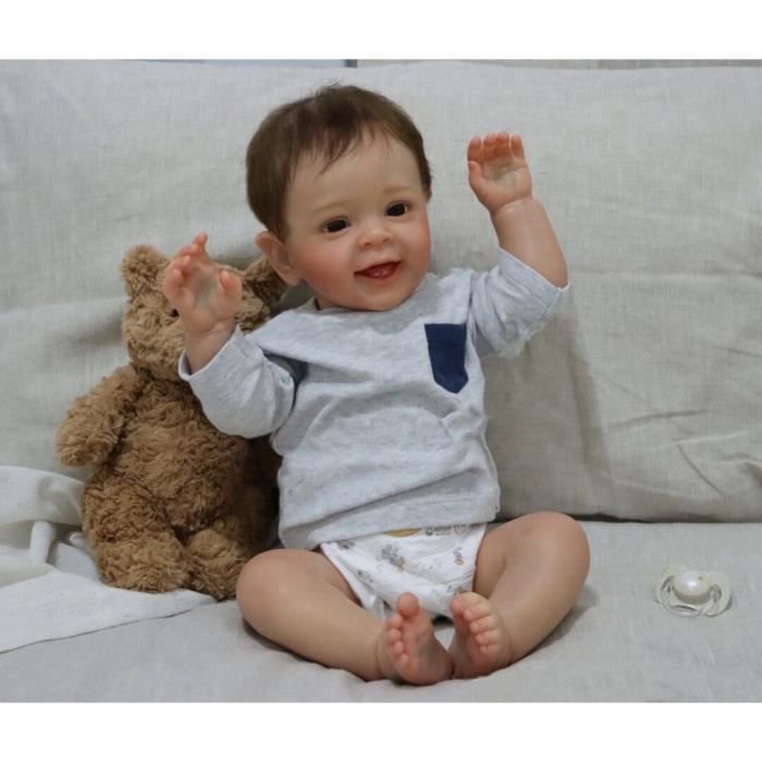 ZIYIUI Réaliste Poupée Reborn Garçon Bébé Reborn Babys Doll Poupons