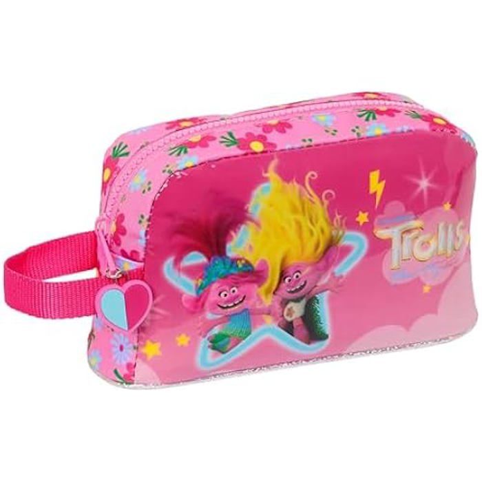 Safta Trolls 3 Sporttasche Für Kinder - 22 Liter Rucksack In Rosa, 40x23x24 Cm