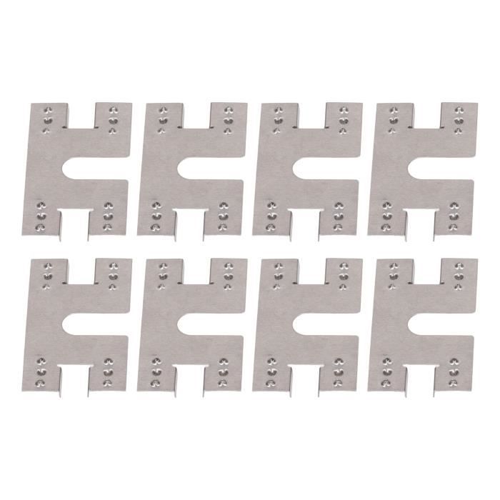 Lot De 100 Joints De Mise à La Terre Pour Installations Solaires PV - Acier Inoxydable 304 - Pour Rails à Fente 30x40 T