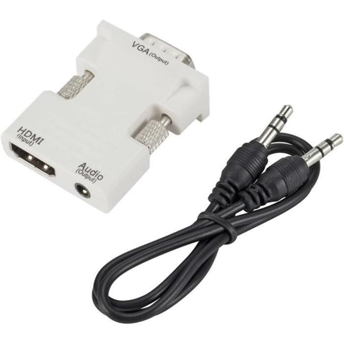 Adaptateur Mini HDMI Femelle Vers HDMI Mâle - Convertisseur Type C Vers Type A Pour Caméra, Console, PC Portable - 12