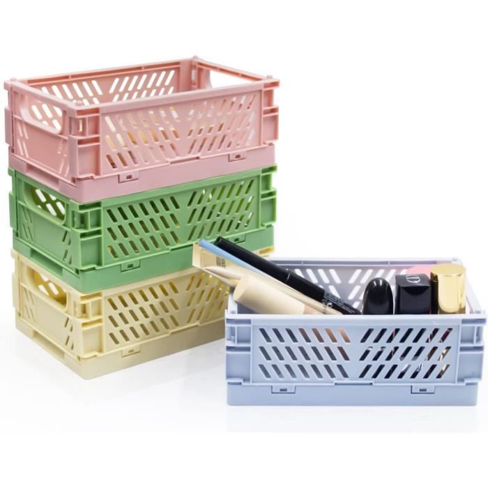 Caisses De Rangement En Plastique Conteneurs De Rangement Empilables Bacs De Rangement Pliables Pour Caisses A Lait Caisse Pliable Pour Le Stockage Pa P16992472