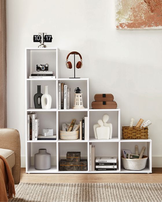 Cubes de rangement modulable Blanc ESCALIER 