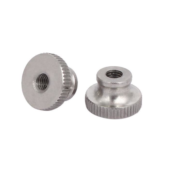 lot de 10 OPIOL QUALITY /Écrous molet/és /à faible forme DIN 467 en acier inoxydable A1 /écrous molet/és forme plate