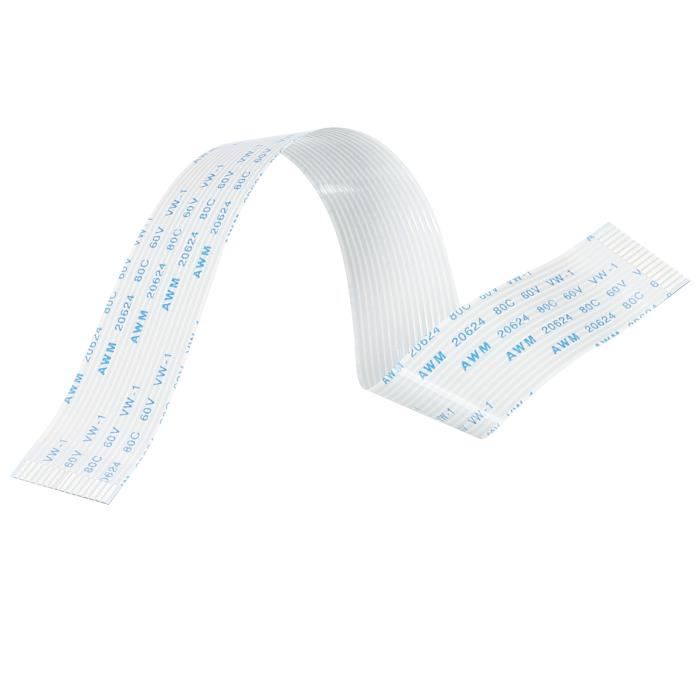 Lot De 5 Câbles Plats FFC 16 Broches Pas 0.5mm 150mm - Uxcell - Neufs