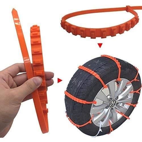 Lot Chaînes Anti-Neige Réutilisables 10/20/40 Pièces Pour Camionnettes SUV - Traction Glace Neige Boue