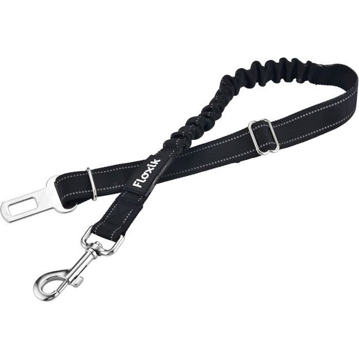 Ceinture De Sécurité Double Chien SlowTon – Harnais Appui-Tête Voiture Pour 2 Animaux – Anti-Émiettement, Réglable, Réfléchissant