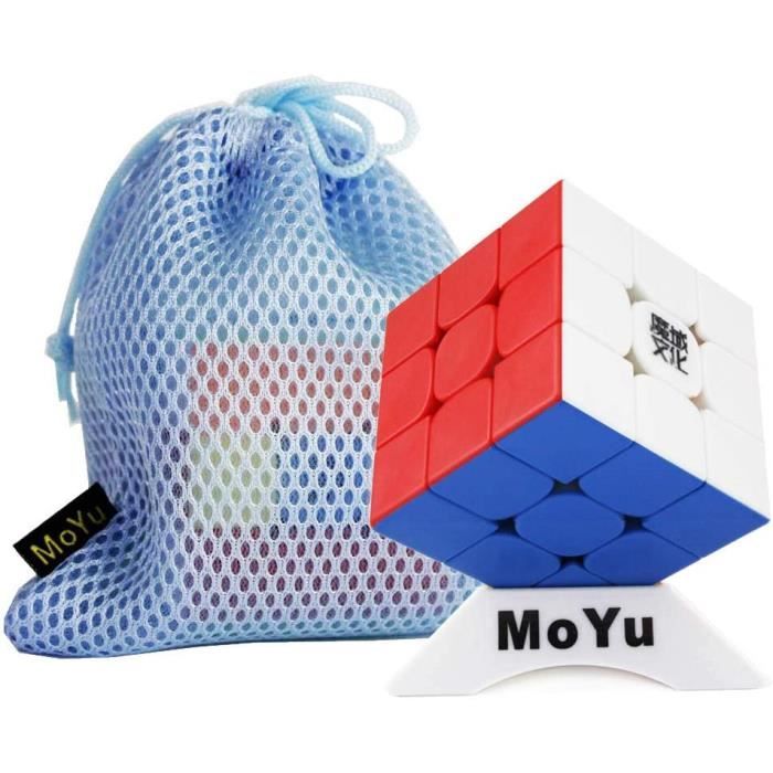 Cubo Magico MoYu WEILONG WRM V10 M 3x3 - Regolazione Doppia, 64 Livelli, Leggero, Con Borsa E Treppiede, Multicolore