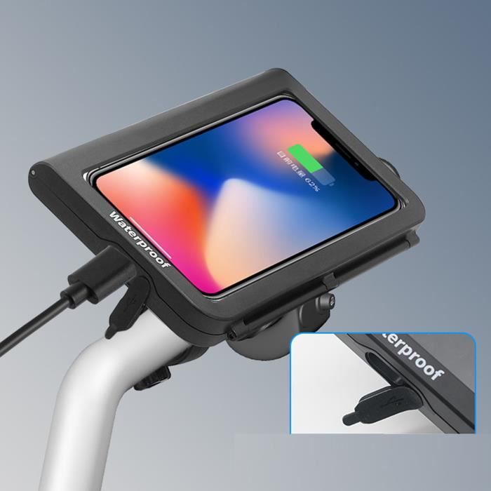 Support Réglable Pour Téléphone Sur Vélo Ou Moto - Fixation Antidérapante En Aluminium, Compatible Universel