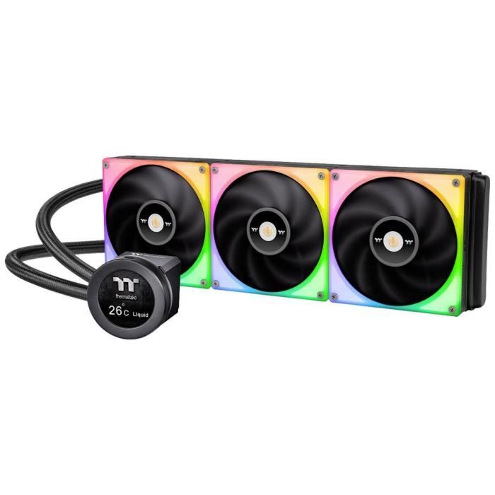 Système de refroidissement à leau - Thermaltake - CL-W370-PL14SW-A - 420 mm - 3 ventilateurs ARGB - 1800 tr/min