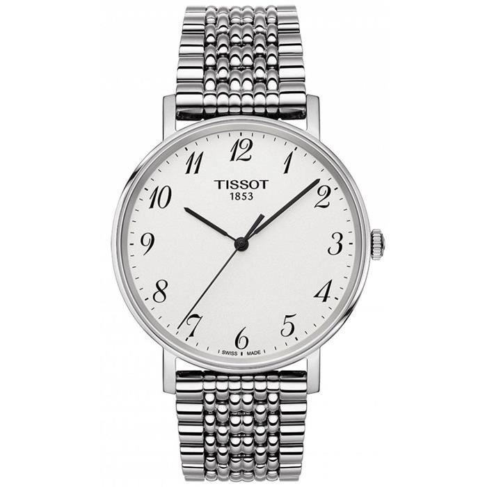 Montre Tissot homme boitier et bracelet acier - Instant Prestige
