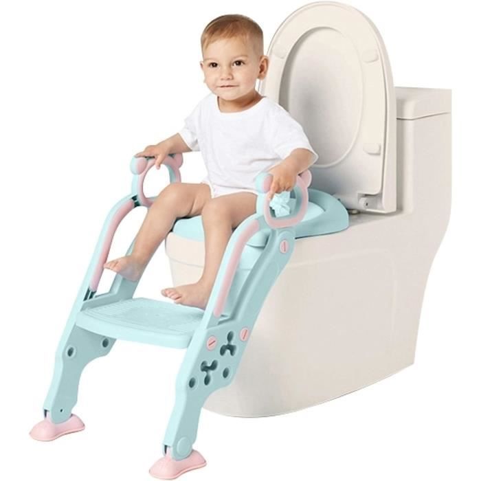 Réducteur De Wc Enfant-Siege Toilette Enfant Avec Échelle Marches