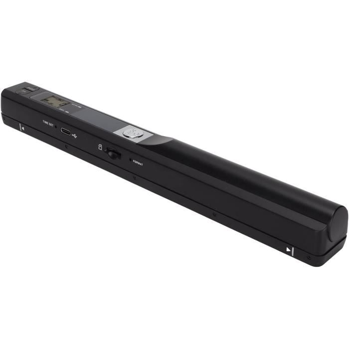Scanner portable pour documents A4 - YOSOO - HD 900 DPI - Noir Argent Scanner portable pour documents A4 - YOSOO - HD 900 DPI - Noir Argent