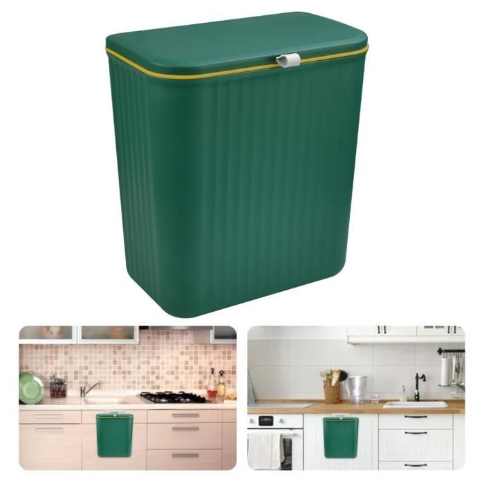 Poubelle Suspendue Poubelle Murale MICHIHOMIE 10L - Pliable Avec