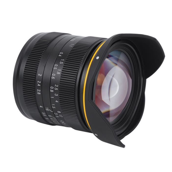 Objectif Grand Angle 7artisans 10mm F3.5 Pour APS-C - Mise Au Point Manuelle, Compatible M43, Sony E, Etc.