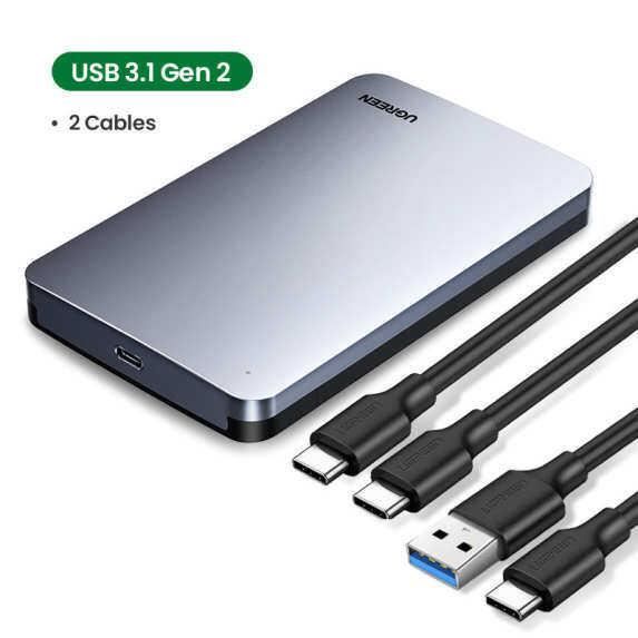 Boitier Disque Dur 2.5, ORICO 6Gbps USB C 3.1 Gen 2 Boitier
