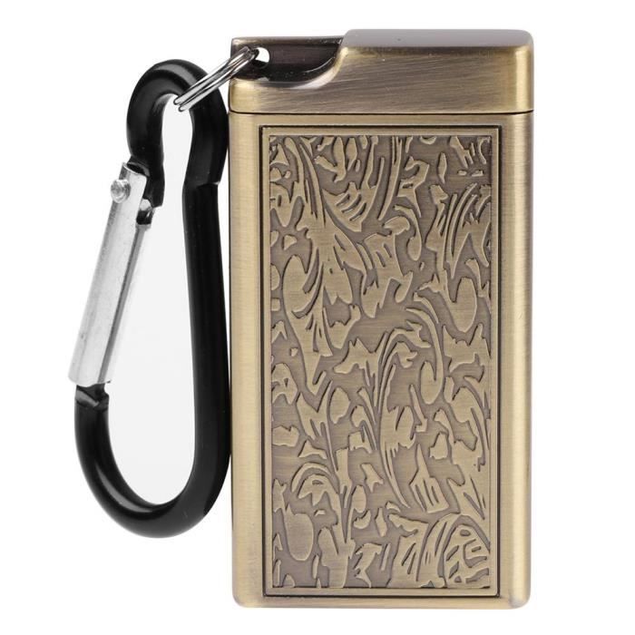 Mini Cendrier De Poche OFKPO - Lot De 2, Argenté, Avec Mousqueton Et Anneau Porte-clés - Acier Inoxydable - 5