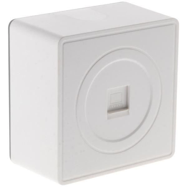 Zenitech Prise Tel RJ45 en saillie - blanc - Vulco