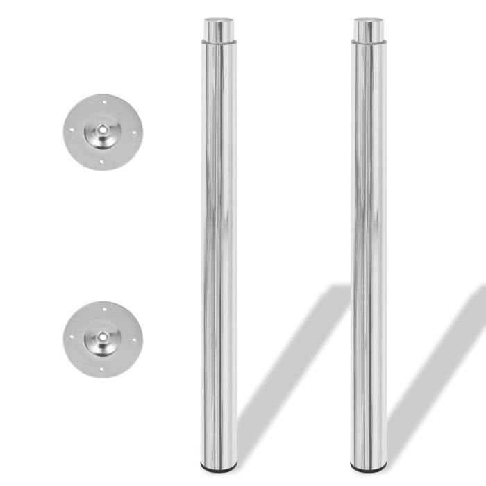 Lot De 2 Perches Télescopiques Pour Corde à Linge Garden Mile - 1.2 à 2.2 M - Aluminium Résistant Intempéries