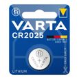 Pile bouton lithium 3V CR2025 - VARTA - 6025101401-1