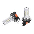 2Pcs Voiture Véhicule 80W LED Phare Kit H15 HID Lampe Blanc YES27-1
