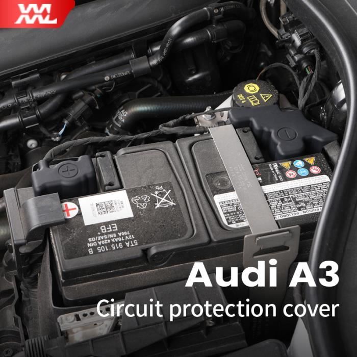 Noir - Couvercle de protection pour batterie de moteur de voiture, Audi A3  8Y 2022 2021 2020 Sportback, Couve - Cdiscount Auto
