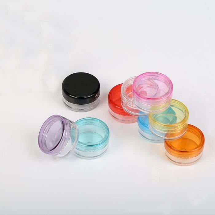 Lot De 50 Pots De Voyage Ronds Vides - 5g - Pour Cosmétiques Ou Rouge à Lèvres - Neuf