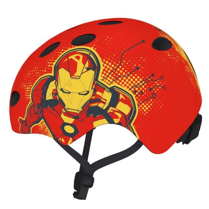 Casque de sécurité Spiderman - Rouge - Taille 48cm-52cm - Cdiscount Sport