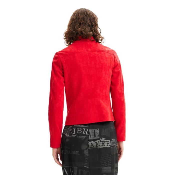 DESIGUAL Veste blouson l g re Femme Rouge Polyester GR75826 Rouge