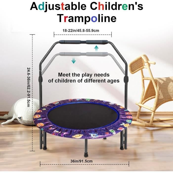 Mini-trampoline pour enfants diamètre 100 cm