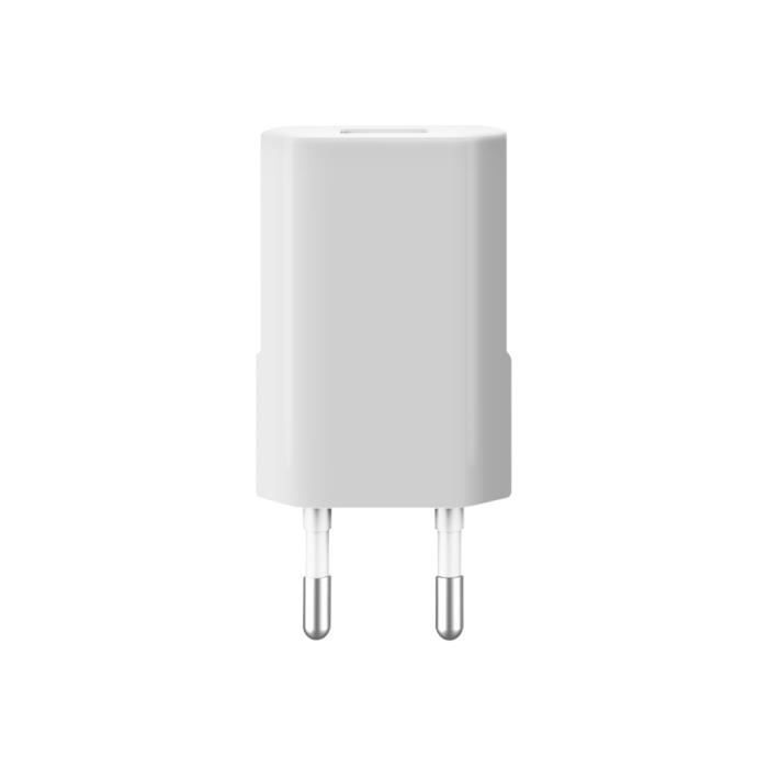 Chargeur secteur 1 Port USB 2,1A 5V - WAVE CONCEPT