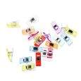 50PCS Clips Pinces DIY Pince en Reliure Couture Artisanat, Pinces de Couture Multicolores en Plastique Clips -2