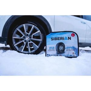 Chaussettes à Neige Textile XL Perform Tools TX5 - Paire Antidérapante Pour Pneus, Montage Facile, Max 40km/h