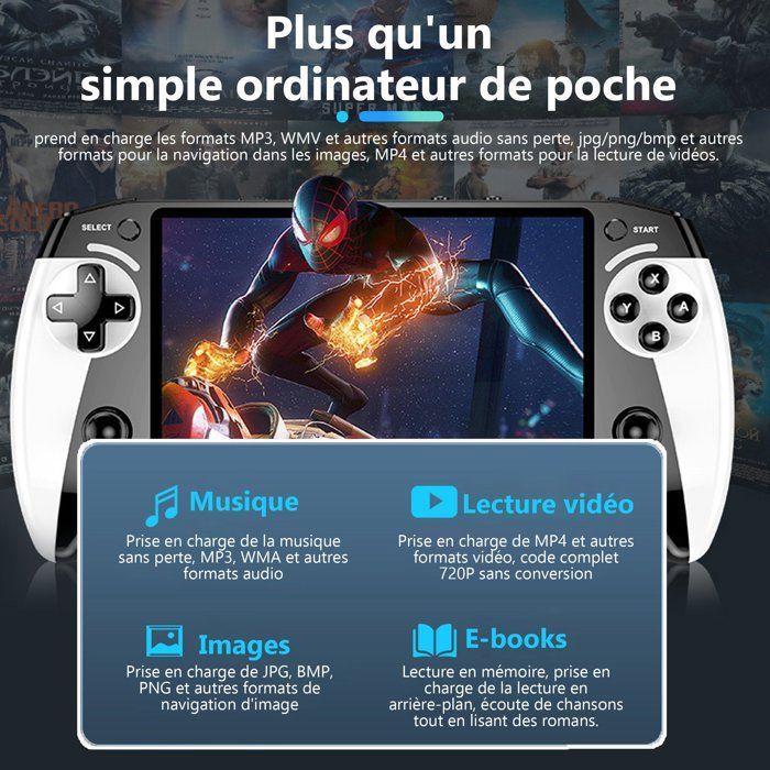 Console de jeu rétro classique HDMI - - 821 jeux vidéo intégrés