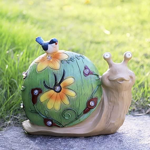 Statue d'escargot en béton, Décoration de jardin, Art de jardin coulé dans du ciment, Grand escargot de jardin, Décoration de statue de jardin, Figurines en ciment, Décoration extérieure - France