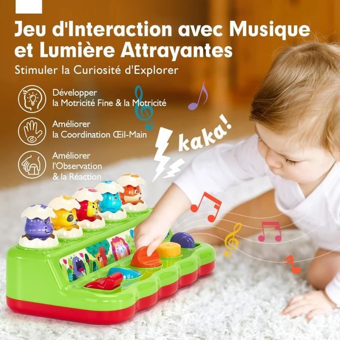 Jouet pour BéBé Achort Jouet Montessori avec Musique pour Enfant 1