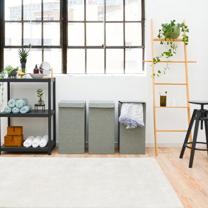 Paniere à Linge Sale en Coton Tissé 50L avec Poignée et Pliable pour Paniere à Linge Sale en Coton Tissé 50L avec Poignée et Pliable pour