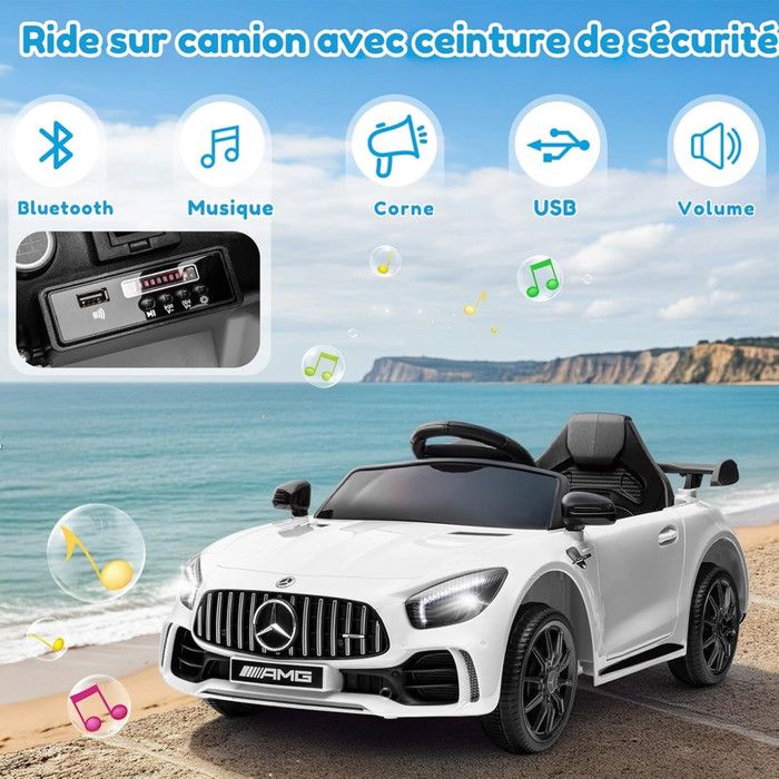 Voiture électrique pour enfants Mercedes-Benz Unimog sous licence, 12v, voiture