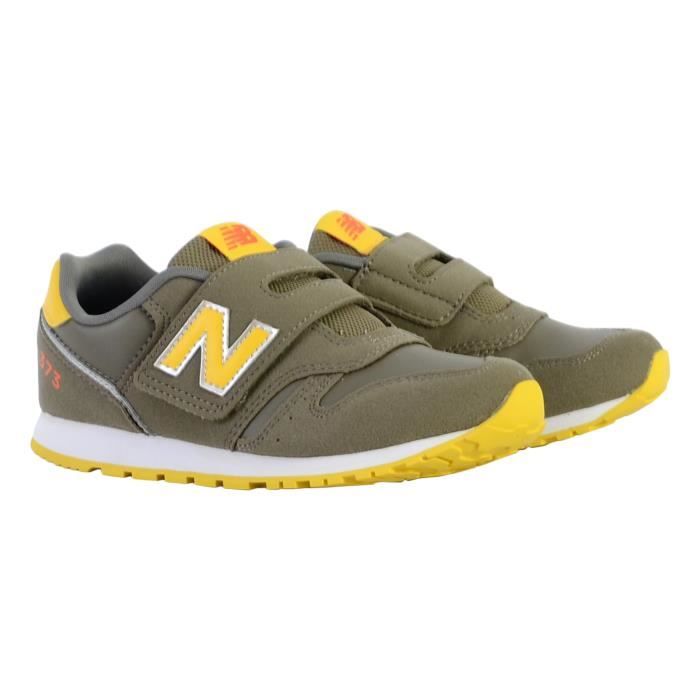 Basket Scratch New Balance Enfant 373 Khaki jaune Cdiscount
