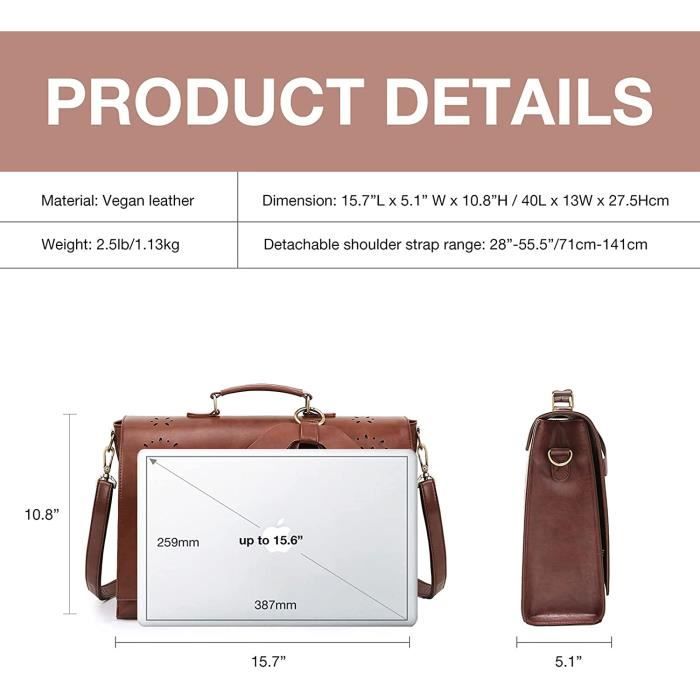 Ecosusi sac cartable vintage cheap