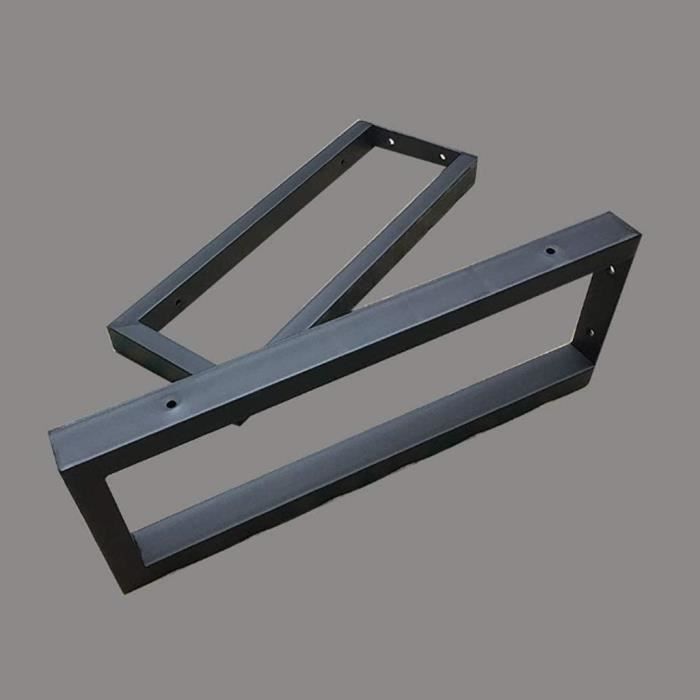 Equerre Etagere Murale Noire Rectangulaire Support Etagere Murale 15 cm ...