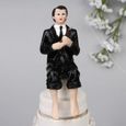 FIGURINE DECOR DE GATEAU,as show--Décoration de gâteau de mariage en résine, figurine de marié mariée, vente WXV-3