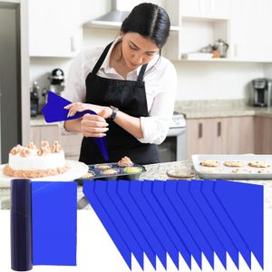 Lot De 6 Poches à Douilles Jetables En Polypropylène - Triangle 25x43 Cm - Pour Pâtisserie Et Décoration De Gâteaux - 8