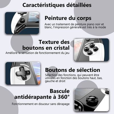 Console de jeu portable X9, Version Double Standard, noire, Retro