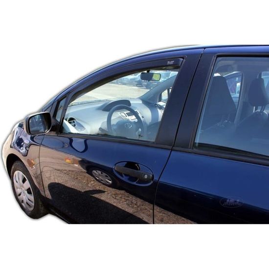 Déflecteurs D'air HEKO Pour Toyota Yaris Verso 5 Portes (depuis 1999) - 4 Pièces, Teinté Fumé