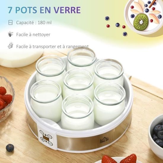 LAGRANGE Lot de 6 pots d'aromatisation pour yaourts Pêche - Cdiscount Au  quotidien