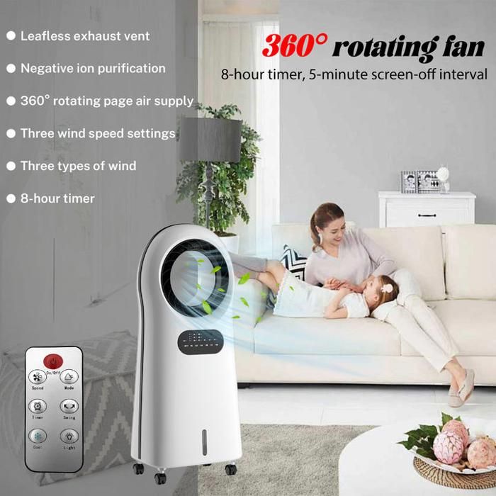 Climatiseur Mobile 4-en-1 - Rafraîchisseur D'air, Ventilateur, Déshumidificateur, Veilleuse - Portable USB