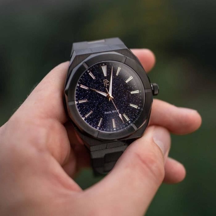 Paul Rich Star Dust Montre Pour Homme En Acier Inoxydable 42 Mm
